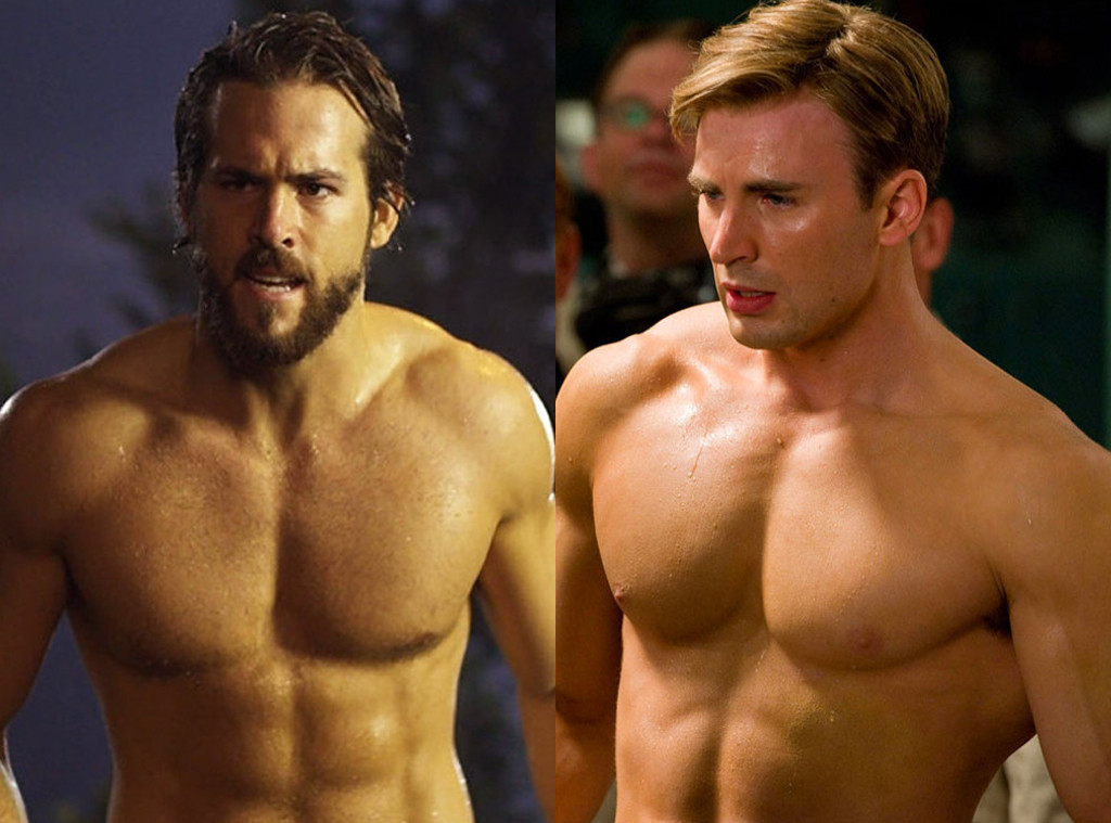 Ryan Reynolds e Chris Evans: quem tem a melhor bunda?