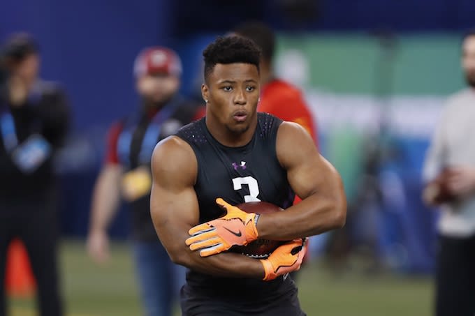 Saquon Barkley fica peladão em revista e fala como ficou maior