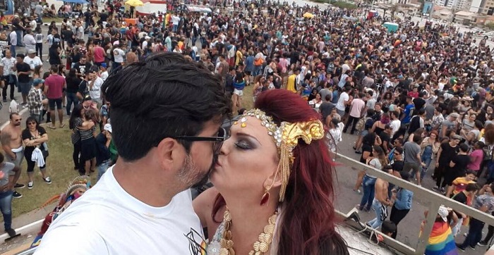 Selma Light na 11ª Parada LGBT+ de Florianópolis 2017