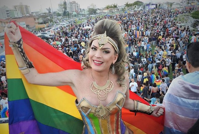 Parada LGBT de Floripa 2019 divulga data. Foto: Selma Light por Eraldo Junior Gomes