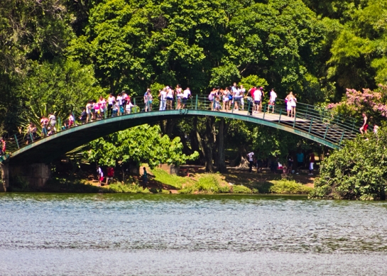 Parque, na zona sul, atrai moradores e turistas com diversas atrações