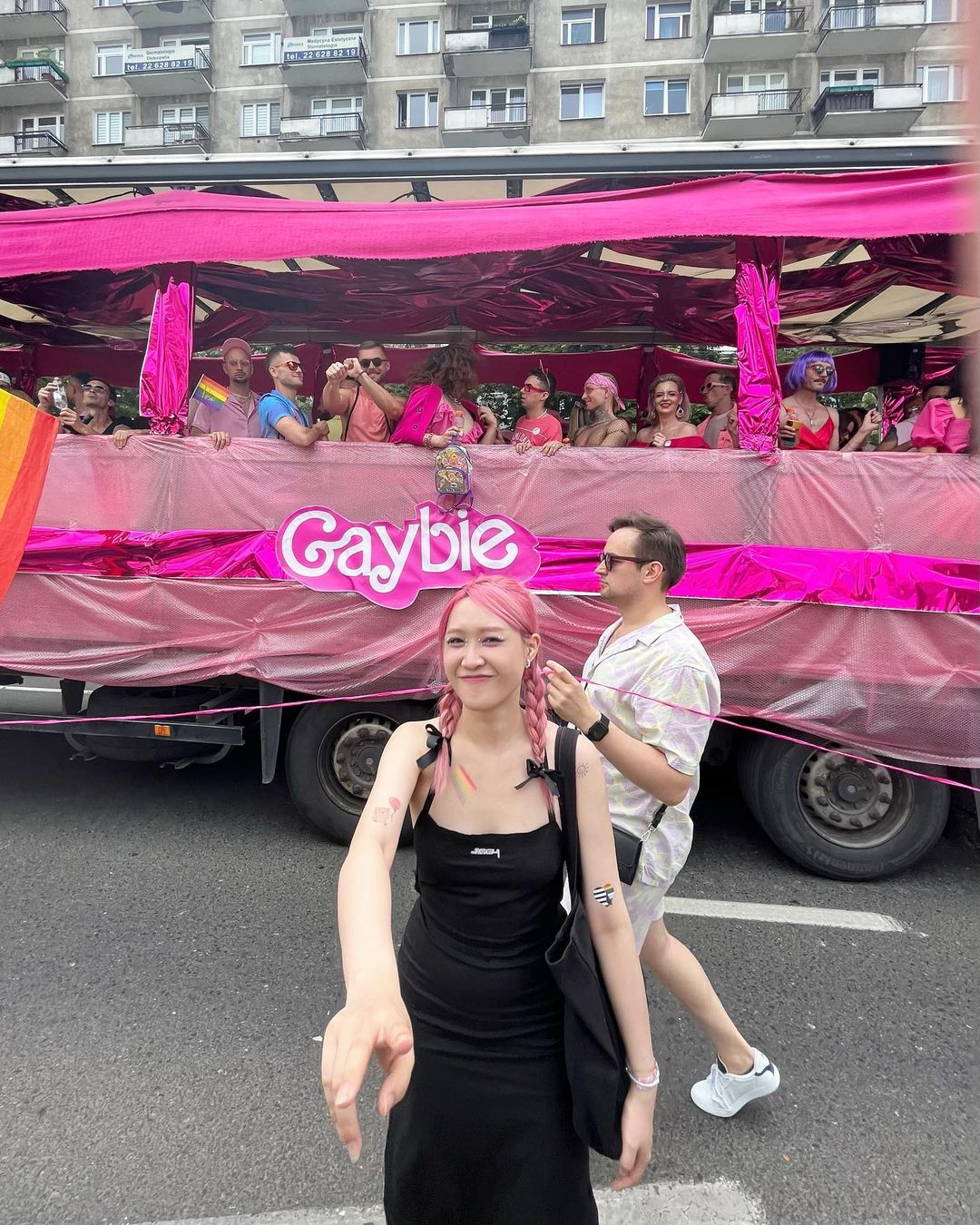 Parada gay LGBT em Varsóvia, na Polônia