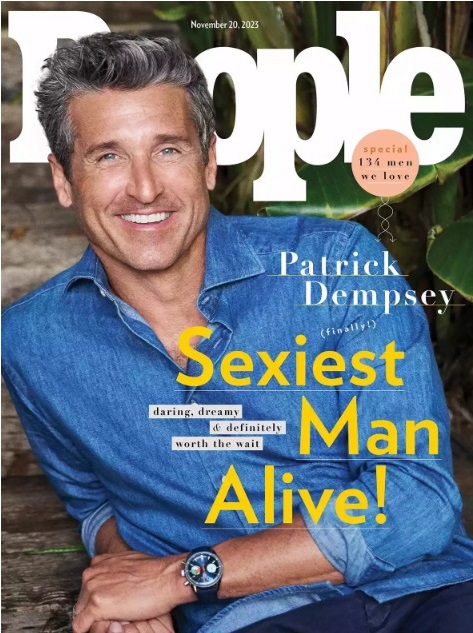 Patrick Dempsey é eleito homem mais sexy do mundo em 2023