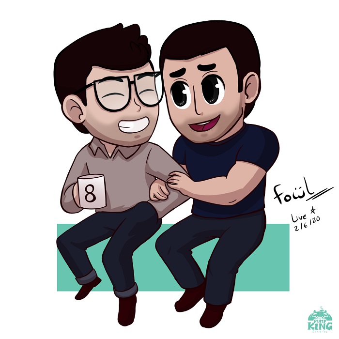 Personagens gays: Lito e Fernando de Sense 8 transformados em desenho pela Pumpking Studios