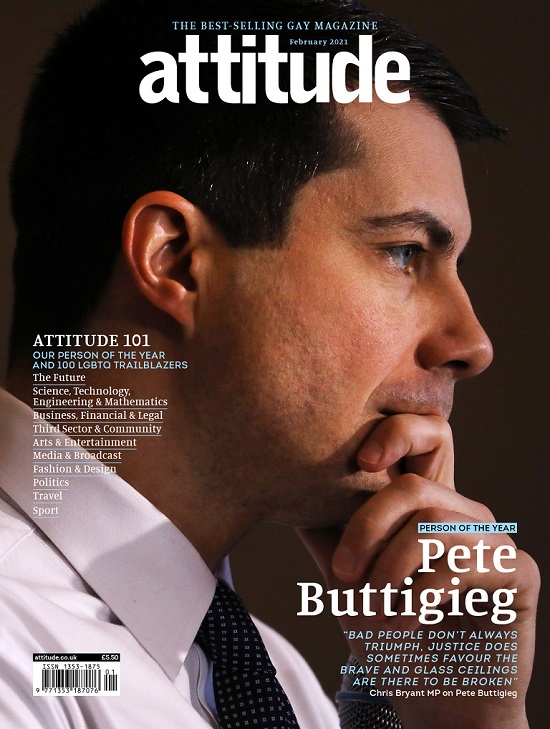 PEte Buttigieg é eleito gay do ano pela revista Attitude