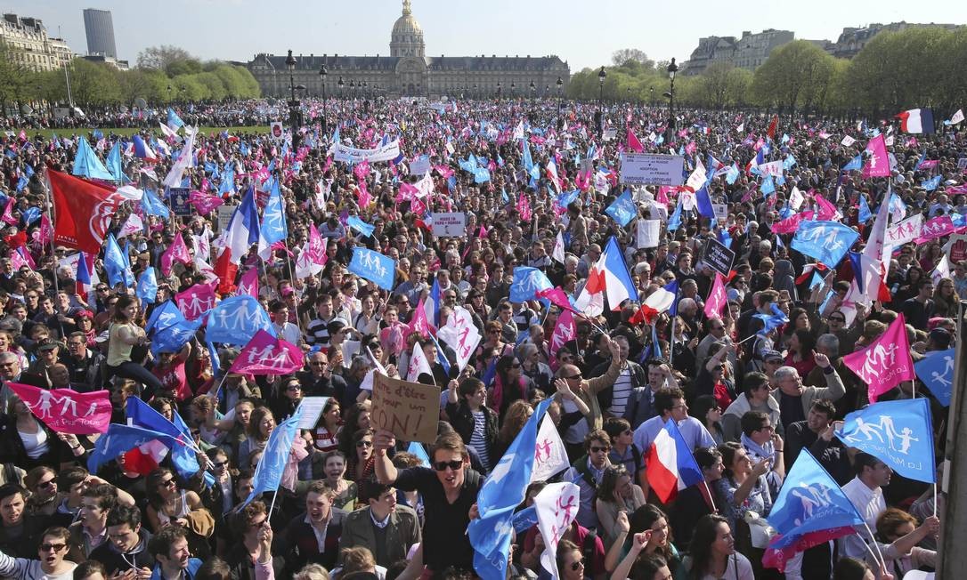 protesto casamento homo frança 