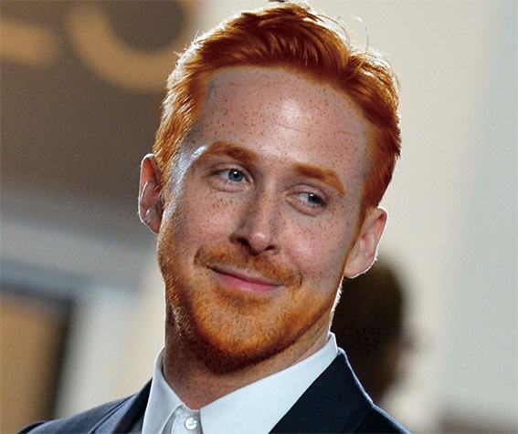 Ryan Gosling ruivo