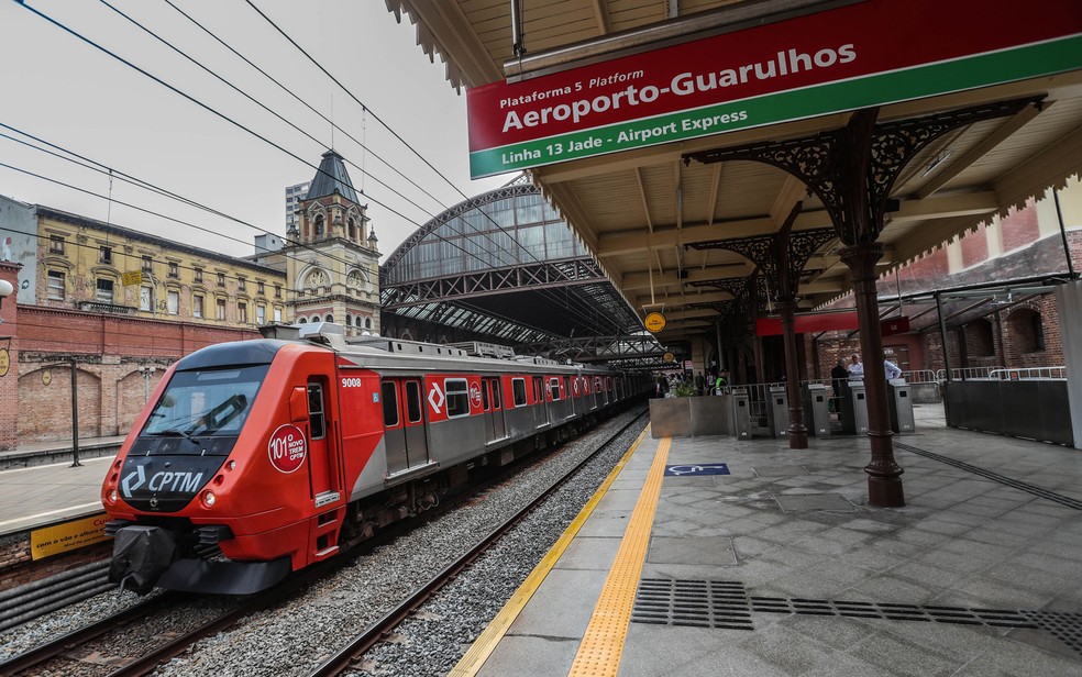 Trem da Luz para Aeroporto de Guarulhos já funciona aos fins de semana