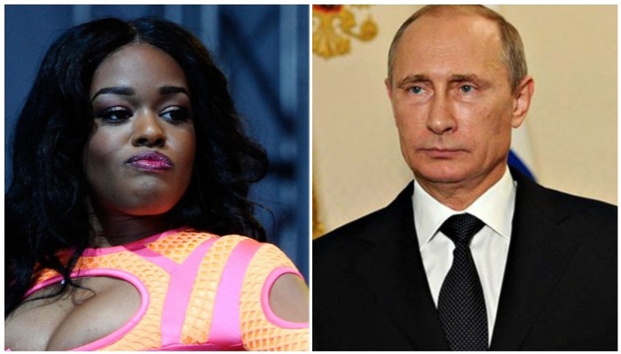 Azealia Banks declara amor ao homofóbico Vladimir Putin