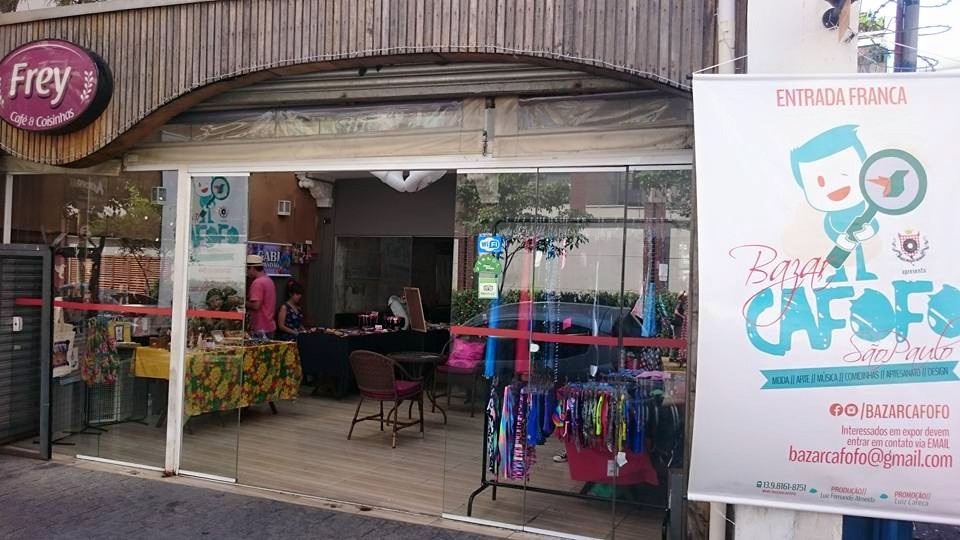 Bazar Cafofo retorna ao Frey Café nos sábados de janeiro