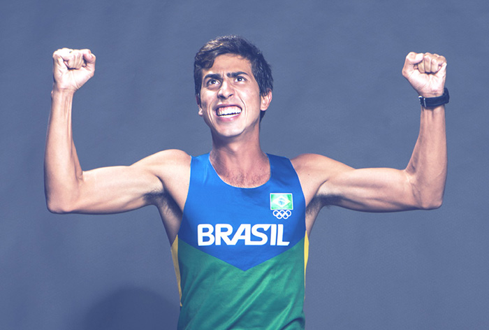'Me chamam de veado todo dia', diz atleta Caio Bonfim