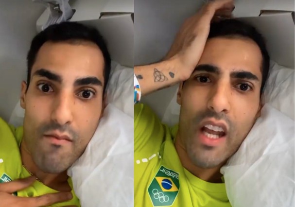 Douglas Souza fala sobre suposto vídeo de sexo dele com namorado