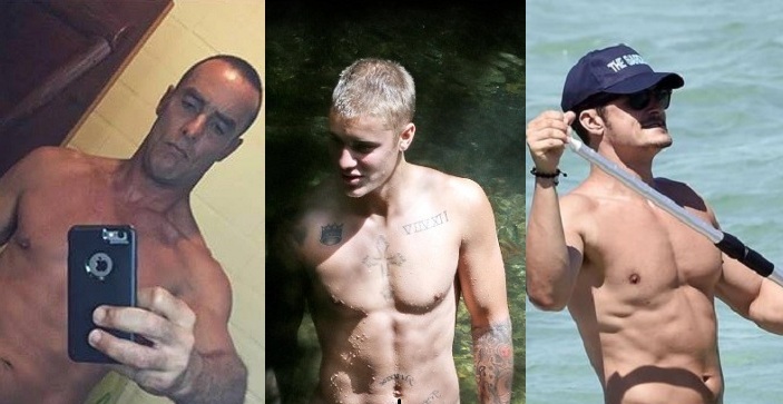 17 flagrantes de famosos pelados que deixaram 2016 mais gostoso