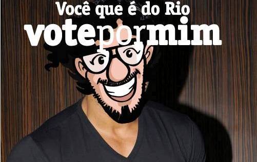 Jean Wyllys faz ação para que LGBT de fora do Rio peçam votos para ele