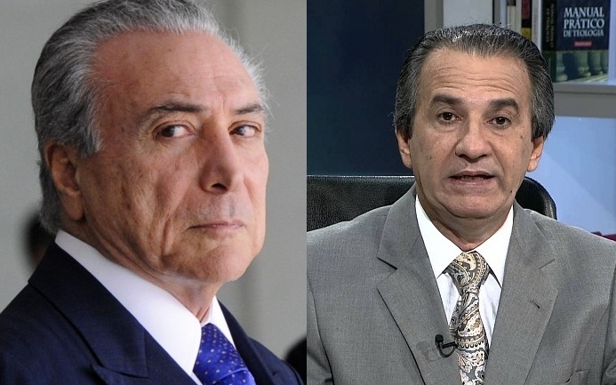 Michel Temer se encontra com Silas Malafaia e recebe bênção