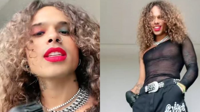 Vitão rebate críticas por vídeo dele com batom e sombra no Tik Tok