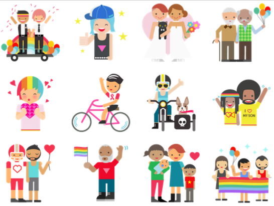 Facebook lança emoticons LGBT para o bate-papo na rede